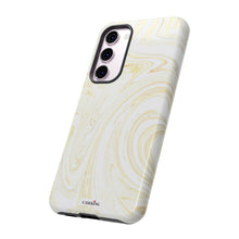 Load image into Gallery viewer, White & Gold Swirl