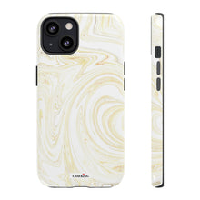 Load image into Gallery viewer, White & Gold Swirl