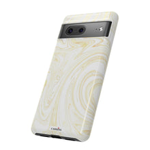 Load image into Gallery viewer, White & Gold Swirl