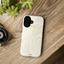 Load image into Gallery viewer, White & Gold Swirl