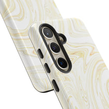 Load image into Gallery viewer, White & Gold Swirl