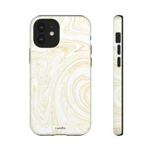 Load image into Gallery viewer, White & Gold Swirl
