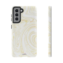 Load image into Gallery viewer, White & Gold Swirl