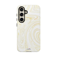 Load image into Gallery viewer, White & Gold Swirl