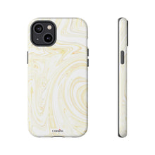 Load image into Gallery viewer, White & Gold Swirl
