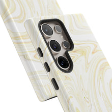 Load image into Gallery viewer, White & Gold Swirl