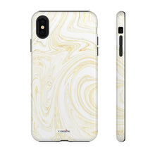 Load image into Gallery viewer, White & Gold Swirl