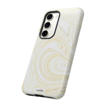 Load image into Gallery viewer, White & Gold Swirl