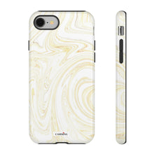 Load image into Gallery viewer, White & Gold Swirl