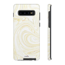 Load image into Gallery viewer, White & Gold Swirl