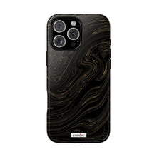 Load image into Gallery viewer, Black & Gold Swirl