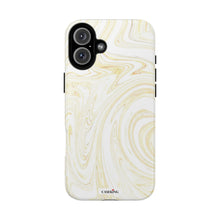 Load image into Gallery viewer, White & Gold Swirl