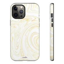 Load image into Gallery viewer, White & Gold Swirl