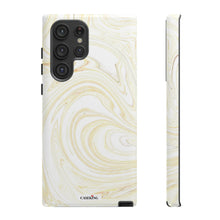 Load image into Gallery viewer, White & Gold Swirl