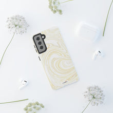 Load image into Gallery viewer, White & Gold Swirl