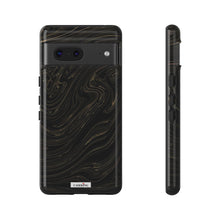 Load image into Gallery viewer, Black & Gold Swirl