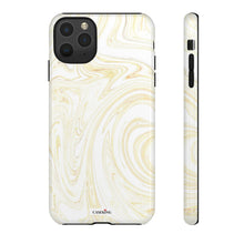 Load image into Gallery viewer, White & Gold Swirl
