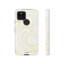 Load image into Gallery viewer, White & Gold Swirl