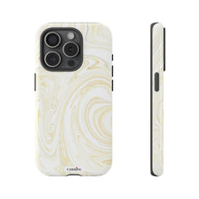 Load image into Gallery viewer, White & Gold Swirl