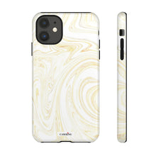 Load image into Gallery viewer, White & Gold Swirl