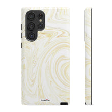 Load image into Gallery viewer, White & Gold Swirl