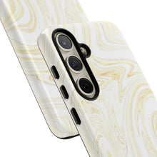Load image into Gallery viewer, White & Gold Swirl