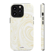 Load image into Gallery viewer, White & Gold Swirl