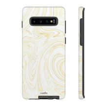 Load image into Gallery viewer, White & Gold Swirl