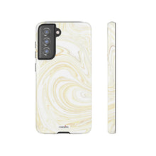 Load image into Gallery viewer, White & Gold Swirl