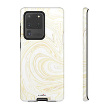 Load image into Gallery viewer, White & Gold Swirl