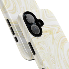 Load image into Gallery viewer, White & Gold Swirl
