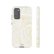 Load image into Gallery viewer, White & Gold Swirl