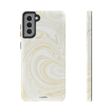 Load image into Gallery viewer, White & Gold Swirl