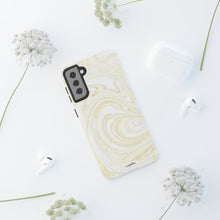 Load image into Gallery viewer, White & Gold Swirl