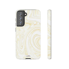 Load image into Gallery viewer, White & Gold Swirl