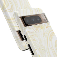 Load image into Gallery viewer, White & Gold Swirl