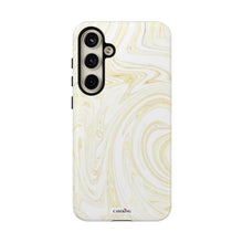 Load image into Gallery viewer, White & Gold Swirl