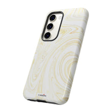 Load image into Gallery viewer, White & Gold Swirl