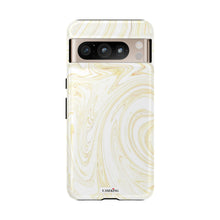 Load image into Gallery viewer, White & Gold Swirl