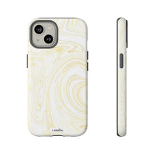 Load image into Gallery viewer, White & Gold Swirl