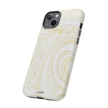 Load image into Gallery viewer, White & Gold Swirl
