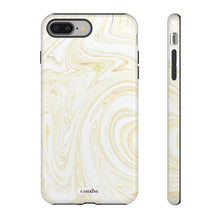 Load image into Gallery viewer, White & Gold Swirl