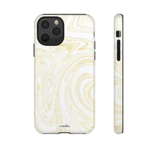 Load image into Gallery viewer, White & Gold Swirl