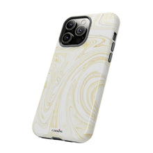 Load image into Gallery viewer, White & Gold Swirl