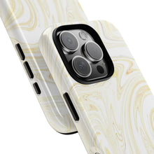 Load image into Gallery viewer, White & Gold Swirl