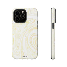 Load image into Gallery viewer, White & Gold Swirl