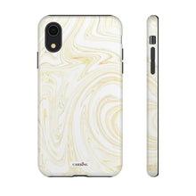 Load image into Gallery viewer, White & Gold Swirl
