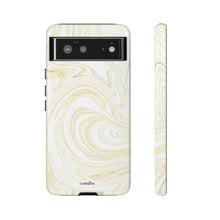 Load image into Gallery viewer, White & Gold Swirl