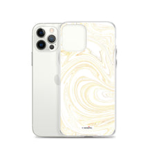 Load image into Gallery viewer, White & Gold Swirl