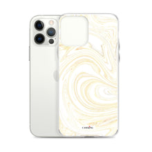 Load image into Gallery viewer, White & Gold Swirl